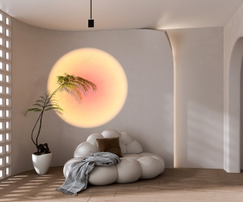 Modern Single Sofa-ID:386516092