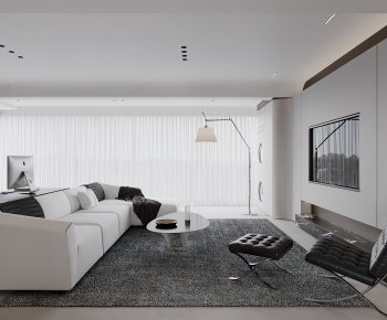 Modern A Living Room-ID:645483973