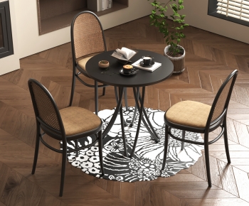 French Style Leisure Table And Chair-ID:635787019