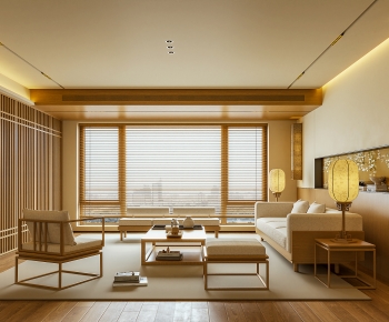 New Chinese Style A Living Room-ID:486124049