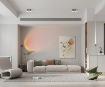 Modern A Living Room-ID:503092058