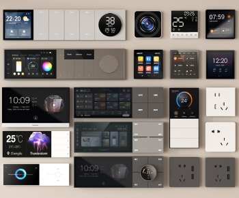 Modern Switch Socket Panel-ID:392757891