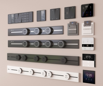Modern Switch Socket Panel-ID:179215915
