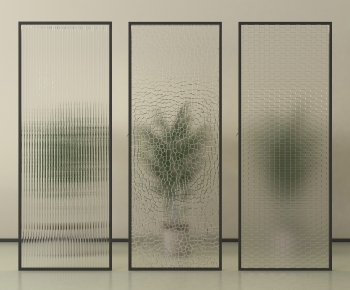 Modern Glass Screen Partition-ID:114034896