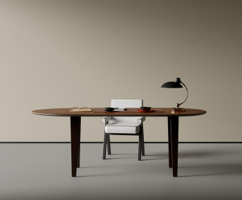 Modern Computer Desk And Chair-ID:295093065