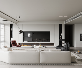 Modern A Living Room-ID:750977048