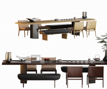 New Chinese Style Tea Tables And Chairs-ID:944813011