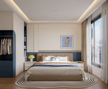 Modern Boy's Room And Son's Room-ID:682914977