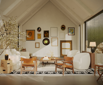 Modern A Living Room-ID:823490639