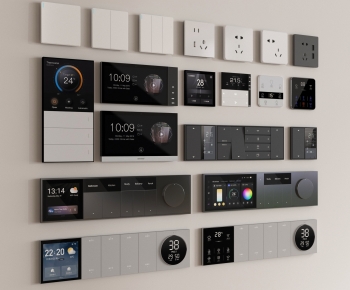 Modern Switch Socket Panel-ID:677450906