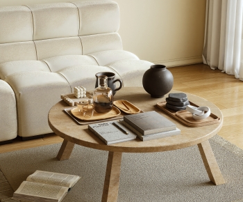 Wabi-sabi Style Coffee Table-ID:298485049