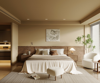 Wabi-sabi Style Guest Room-ID:596023085