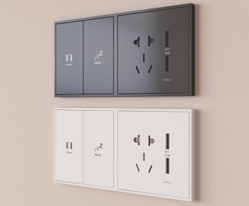 Modern Switch Socket Panel-ID:139358043