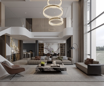 Modern A Living Room-ID:478184942