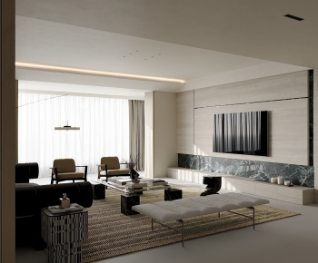 Modern A Living Room-ID:155261994