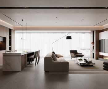 Modern A Living Room-ID:354043016