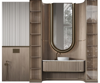 Modern Bathroom Cabinet-ID:711894043