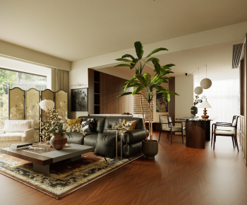 Modern A Living Room-ID:530419313