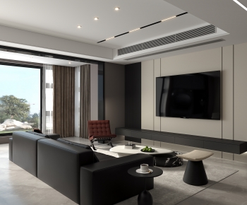 Modern A Living Room-ID:584373001