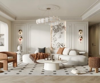 French Style A Living Room-ID:104294063