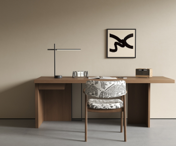 Modern Computer Desk And Chair-ID:218874936