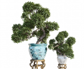 New Chinese Style Bonsai-ID:397483117