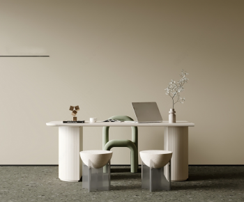 Modern Computer Desk And Chair-ID:150950046