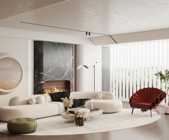 Modern A Living Room-ID:580615043