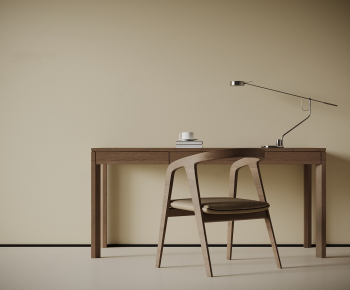 Modern Computer Desk And Chair-ID:559024106