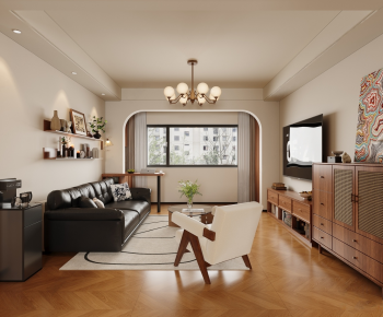 Modern A Living Room-ID:344010112