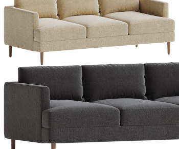 Modern Three-seat Sofa-ID:883600953