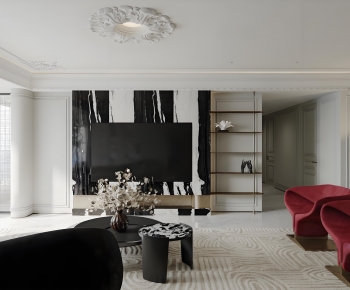 French Style A Living Room-ID:198690914