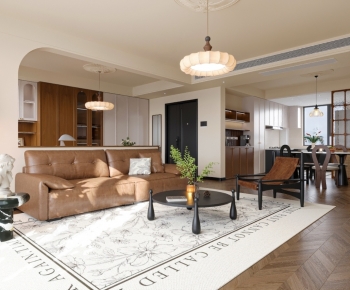 French Style A Living Room-ID:124011033