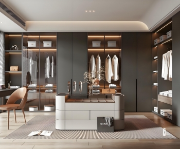 Modern Clothes Storage Area-ID:462035899