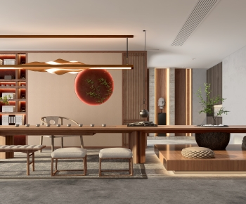 New Chinese Style Tea House-ID:622847088