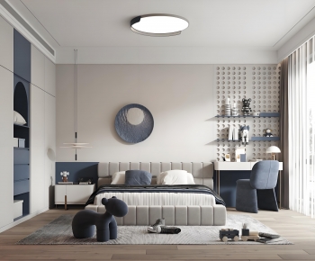 Modern Boy's Room And Son's Room-ID:383004909