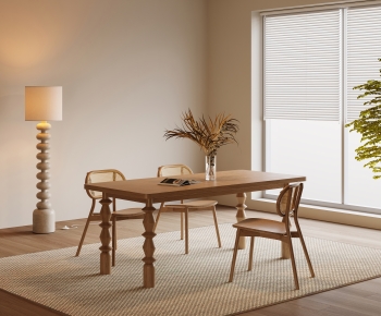 Modern Dining Table And Chairs-ID:989224911