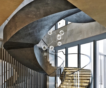 Modern Rotating Staircase-ID:149869927