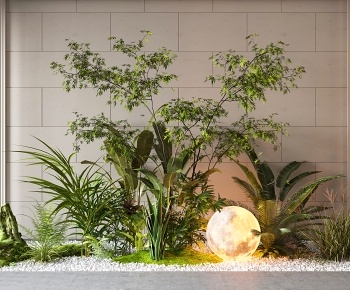 现代景观植物小品3D模型
