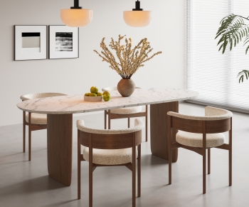 Modern Dining Table And Chairs-ID:859863048