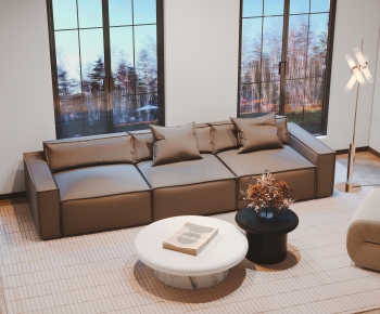 Modern Three-seat Sofa-ID:779350041