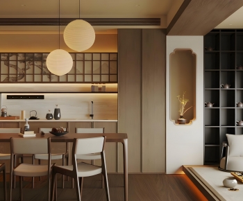 New Chinese Style Dining Room-ID:736274007