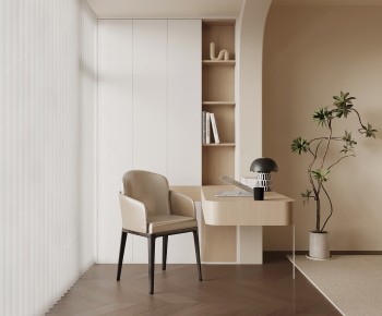 Modern Computer Desk And Chair-ID:326090107