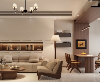 Modern A Living Room-ID:777780065