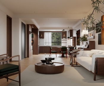 Modern A Living Room-ID:104999567