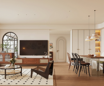 French Style A Living Room-ID:493597035