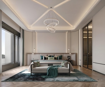 New Chinese Style Bedroom-ID:499295006