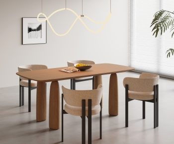 Modern Dining Table And Chairs-ID:706635958