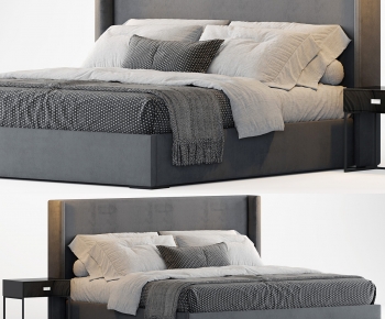 Modern Double Bed-ID:791311036