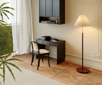 Modern Computer Desk And Chair-ID:481591945